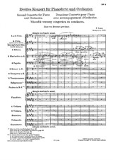 Liszt - Piano Concerto No.2